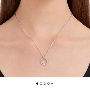 swarovski necklace circle (retails 100$)